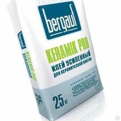 Клей для плитки усиленный Bergauf Keramik Pro 25кг