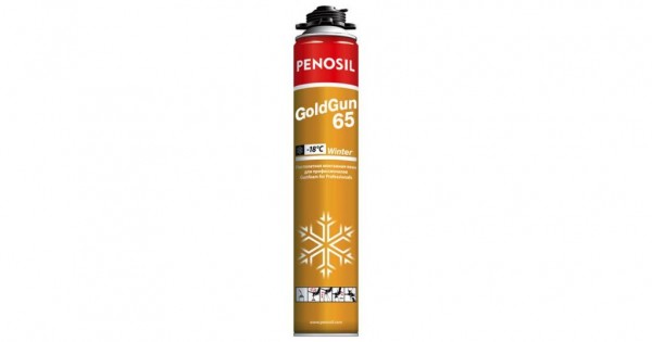 PENOSIL GOLD GUN 65L WINTER ПЕНА МОНТАЖНАЯ ПРОФ 875 ML./12/672