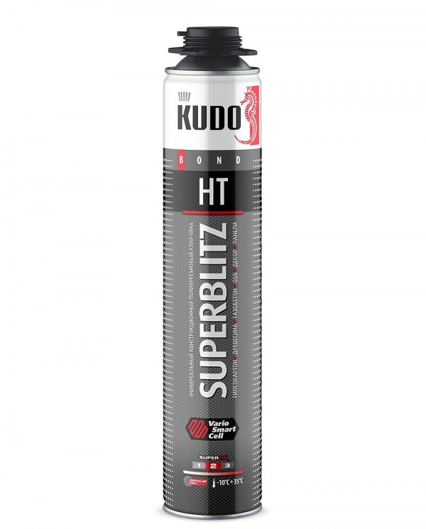 Клей-пена KUDO конструкционный профессиональный SUPERBLITZ HT